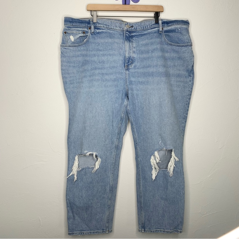 Abercrombie & Fitch Light Blue Straight Leg Jeans